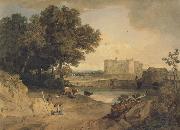 William Havell Carew Castle,Near Pembroke (mk47) china oil painting artist